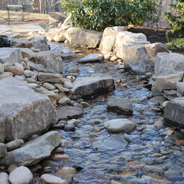 Custom Landscape with Water Features