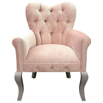 Amour Blush Accent Chair