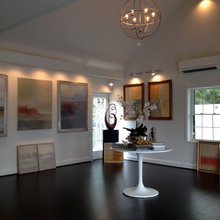 Before and After Garage to Artist Studio Transformation