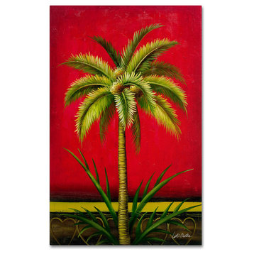 'Tropical Palm I' Canvas Art by Victor Giton