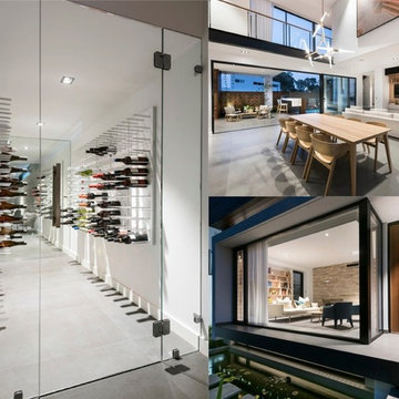 Stylish wine racks - STACT wine wall system
