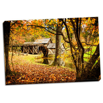 Fine Art Photograph, Mabry Mill II, Hand-Stretched Canvas
