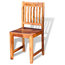 VidaXL Dining Chairs, Set of 4, Solid Sheesham Wood