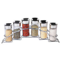 Contemporary Spice Jars And Spice Racks by HOME BASICS