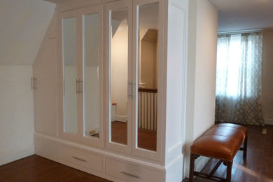 Example of a transitional bedroom design in Wilmington