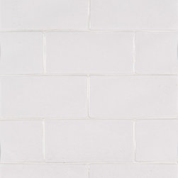 Whisper White 3x6" Highland Park Porcelain Tile - Mosaic Tile