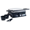 Indoor Grill and Sandwich Maker, Panini Press, Nonstick Plates, by Chef Buddy