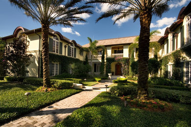Tuscan exterior home photo in Miami