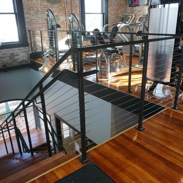 Shape Fitness Cable Wire Railing Job, Worthington, Ohio