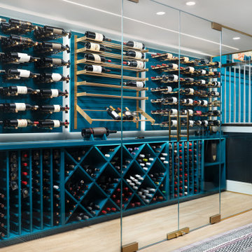 Custom Glass Enclosed Wine Cellar in Wilmette, IL