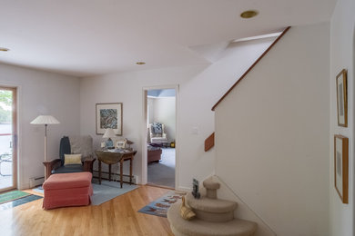 Staircase - farmhouse staircase idea in Portland Maine