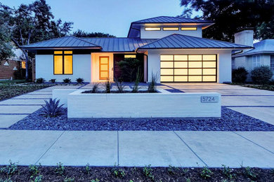 Inspiration for a contemporary home design remodel in Dallas
