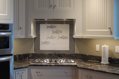 Kitchen - country kitchen idea in Portland Maine