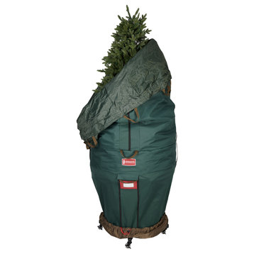 Large Girth Upright Christmas Tree Storage Bag With Wheels
