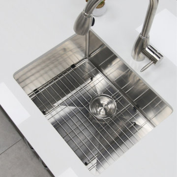23 inch Undermount Single Bowl 16 Gauge Stainless Steel Kitchen Sink S-307XG