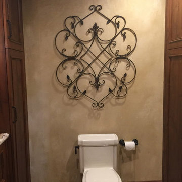 Old world Italian Plaster Bathroom