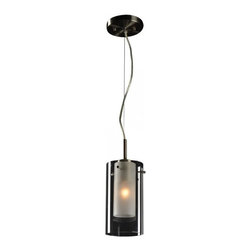 PLC 1 Light Mini Pendant Bling Collection 7582SN118 - Pendant Lighting