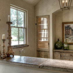 Kitchen Stone Islands (Mediterranean Style) - Kitchen Islands And Kitchen Carts