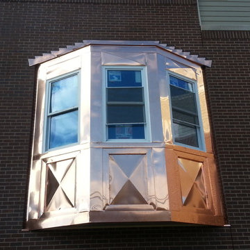 Copper Bay Windows & Copper Soffit Fascia - Chicago, IL