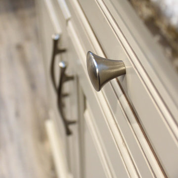 Kitchen Remodel with Painted Ember Glaze Cabinetry by Waypoint Livingspaces