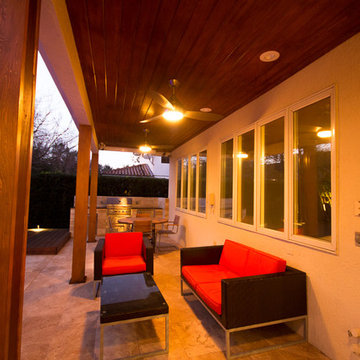 Contemporary Remodeled Outdoor Living Space