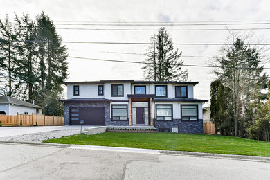 Trendy home design photo in Vancouver