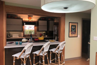 Kitchen - coastal kitchen idea in Other