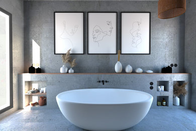 Conception 3D d'une salle de bain