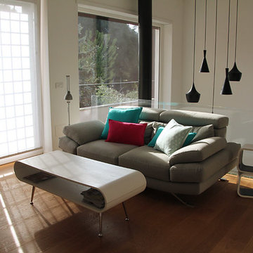Villa romana contemporanea con qualche tocco vintage