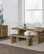 Norman Reclaimed Pine 82" Distressed Dining Table by Kosas Home, Natural