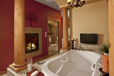 Example of a trendy bathroom design in Portland Maine