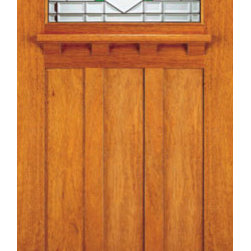 Single Exterior Doors, Glass Design - Front Doors