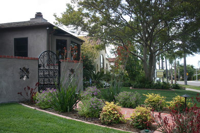Design ideas for a mediterranean landscaping in San Diego.
