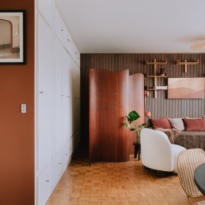 Example of a 1950s living room design in Paris