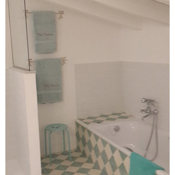 Baños con baldosas hidráulicas