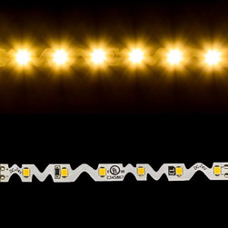 DEMASLED - SMD 2835 Zig Zag LED Flexible Strip - Warm White (IP 33) 13,2W/m - Lighting