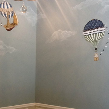 Hot Air Balloon Animal Nursery