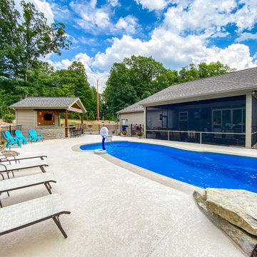 Pool House and Screen Room Area