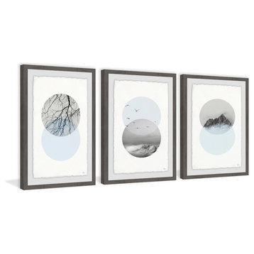 Nature View Triptych, Set of 3, 24x36 Panels
