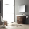Fresca Milano 32" Rosewood Modern Bathroom Vanity With Medicine Cabinet