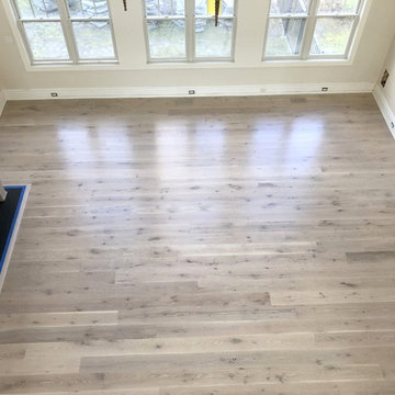 EAST HAMPTON: 8" CHARACTER WHITE OAK WITH 2 COATS BONA WHITE + BONA TRAFFIC HD
