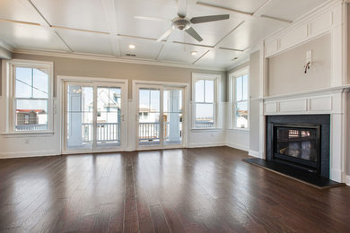Living room photo in Philadelphia