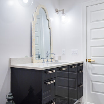 Au Pair Bathroom, Cos Cob, Greenwich New Residence