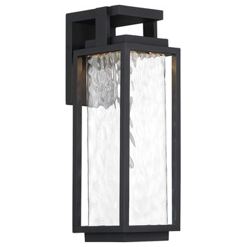 Two if By Sea 18"Outdoor Wall-Light 3000K, Black