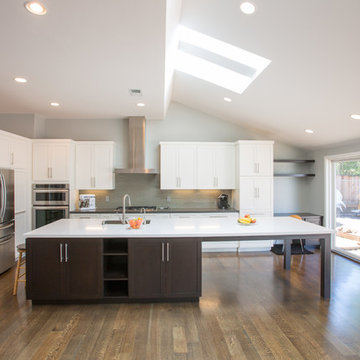Caesarstone, Raven and Pental Quartz, Cascade White