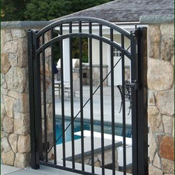 Ornamental Iron Walk Gate - Outdoor Products