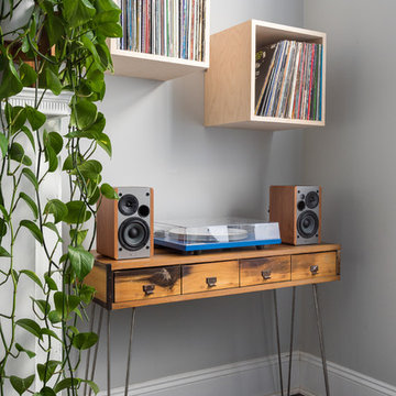 Hard Maple Record Display Shelves