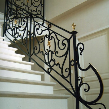 Rampe d'escalier débillardée