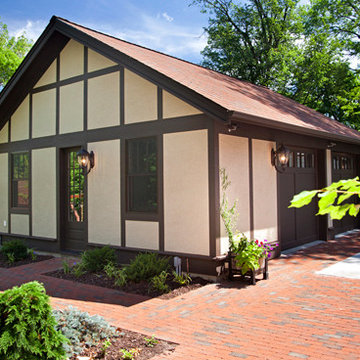 Historically Replicated Garage & Landscape - Saint Paul