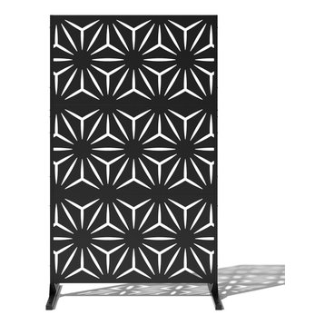 Alta Decorative Screen With Stand, Star